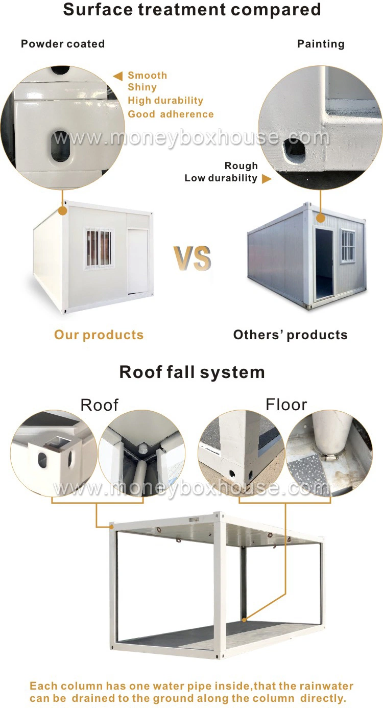 20FT Outdoor Modular Luxury Portable Prefabricated Container Bathrooms