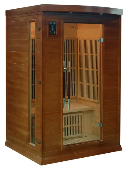 Sauna infrarouge à domicile en bois sec 3 personnes, démarrage complet de la santé, salle de Fitness à infrarouge lointain