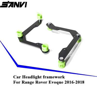 Sanvi – cadre d'éclairage de voiture, 2 pièces, pour Range Rover Evoque 2016